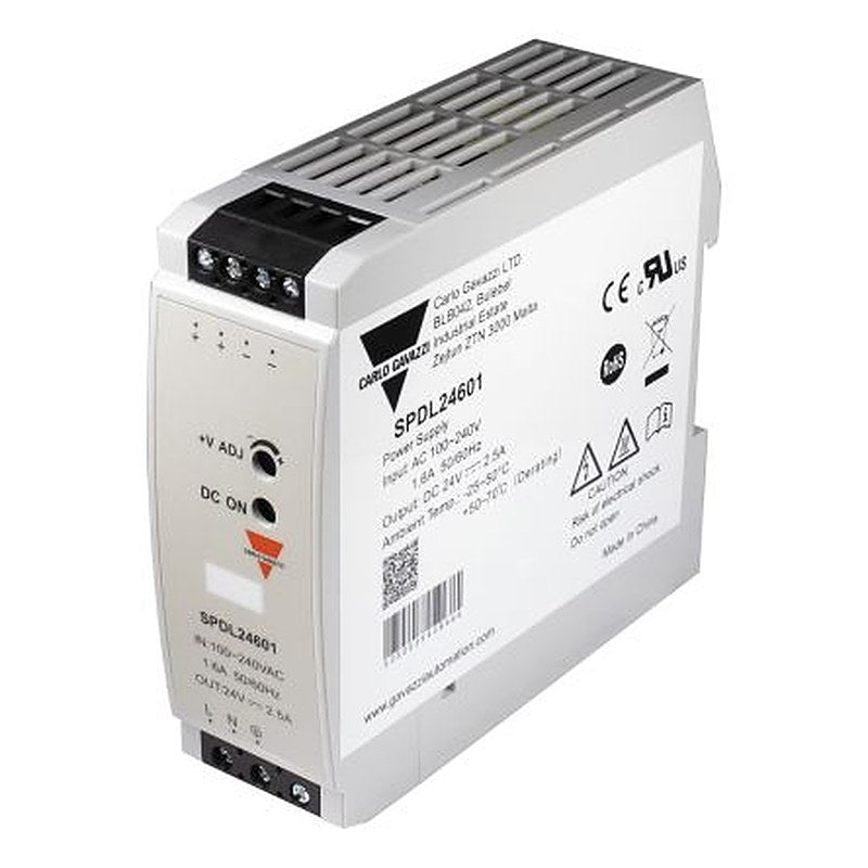 Carlo Gavazzi Switching Power Supply, SPDL24601 24V, 10A, 60 W, Input 100V to 240V dc