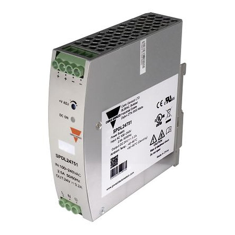 Carlo Gavazzi Switching Power Supply, SPDL24751 24V, 10A, 75 W, Input 100V to 240V dc