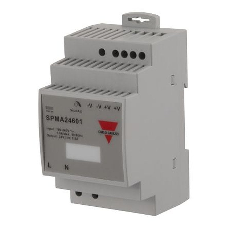 Carlo Gavazzi Switching Power Supply, SPMA12601 12V dc, 4.5A, 60 W, Input 240V ac to 240V ac