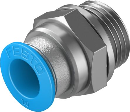 Festo QS Series, 186102, Male, 3/8 in, G