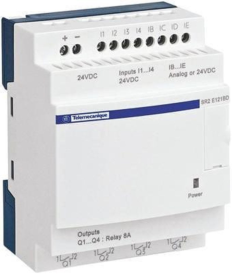 Schneider Electric Zelio Logic Series Logic Module, Relay Output, 12-Input, Discrete Input
