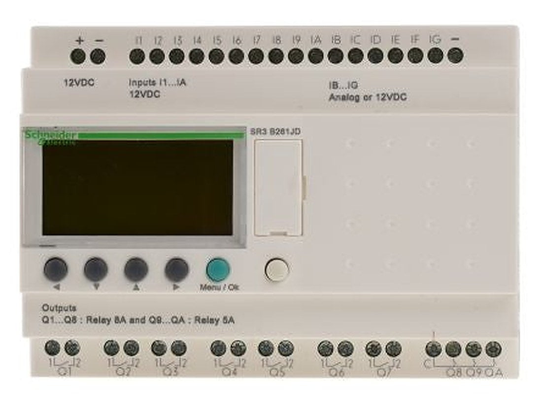 Schneider Electric Zelio Logic Series Logic Module, Relay Output, 16-Input, Analogue Input