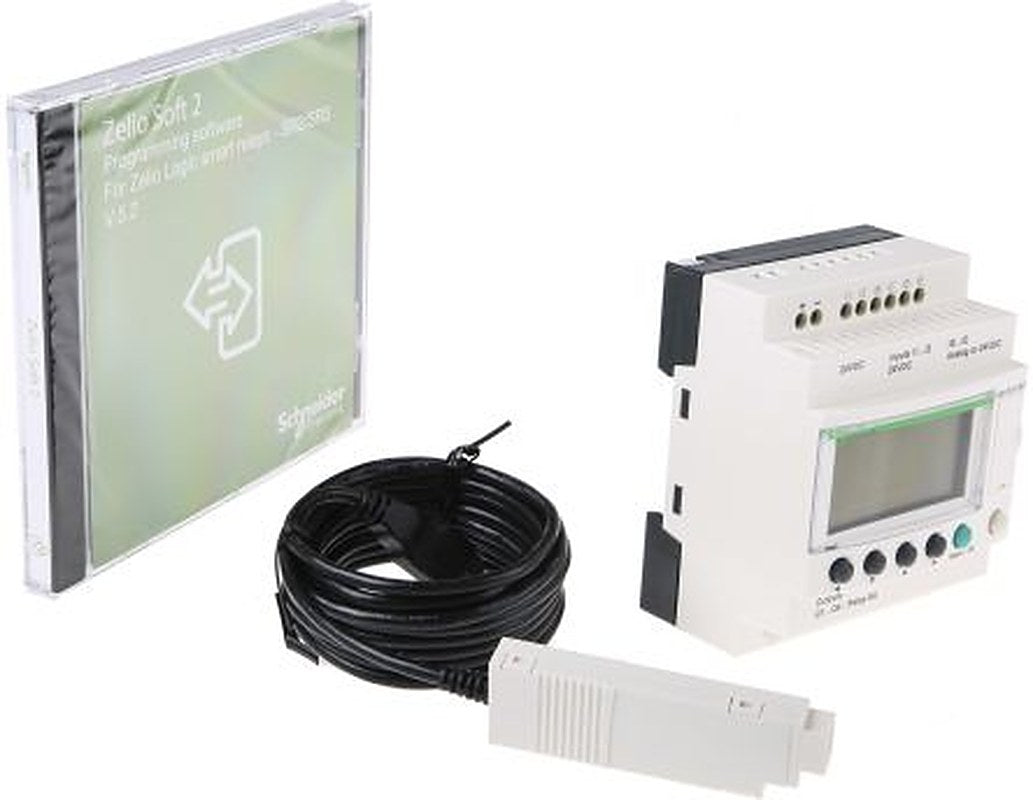 Schneider Electric Zelio Logic 2 Series PLC CPU, Relay Output, 6-Input, Analogue Input