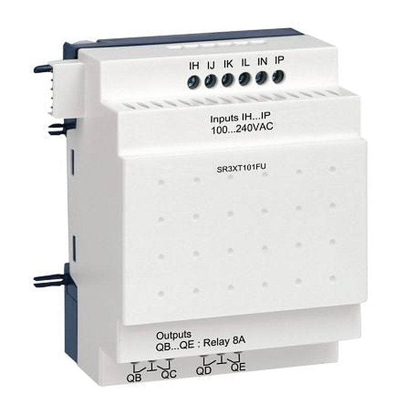 Schneider Electric Zelio Logic Series I/O Module, Relay Output, 6-Input, Discrete Input