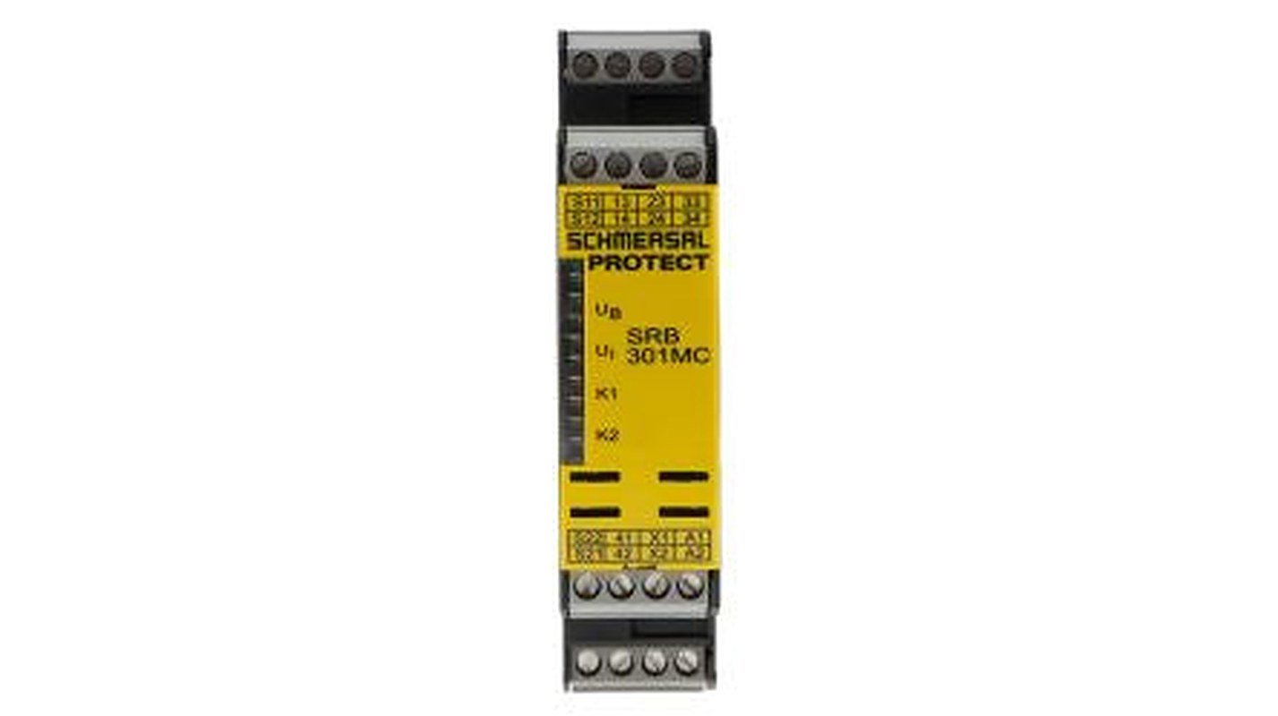 Schmersal SRB 301MC, 24V ac/dc Safety Relay, 3 Safety Contacts, 1
