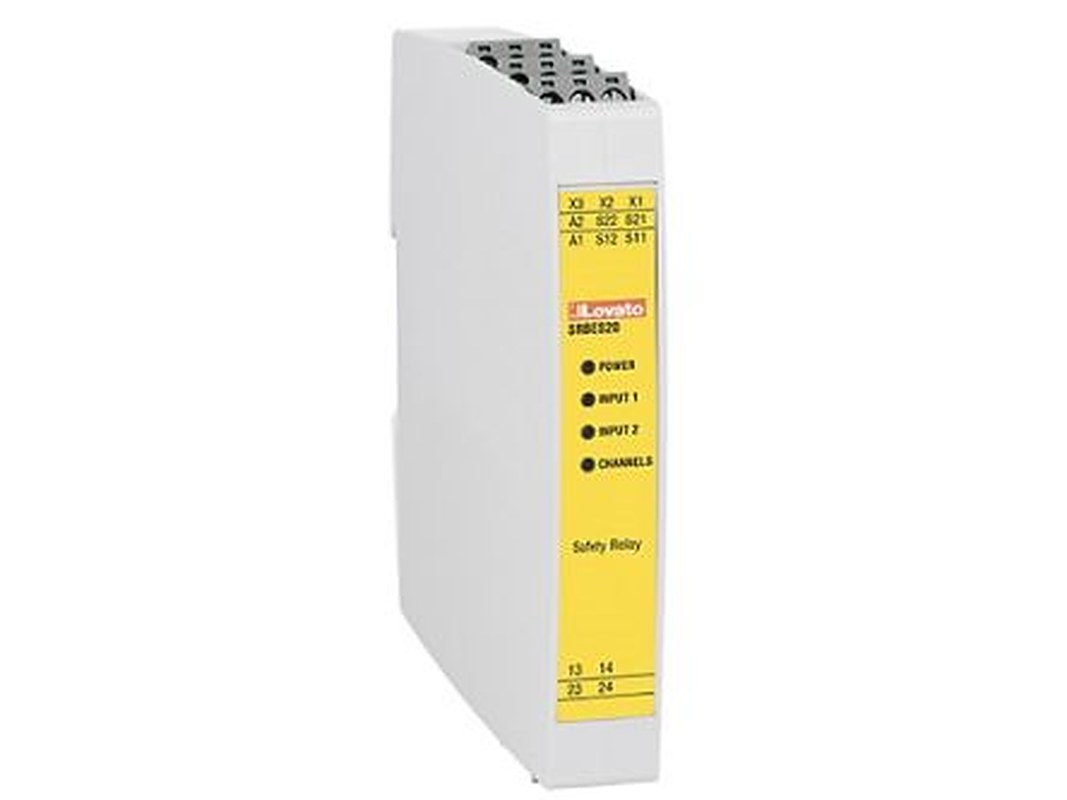 Lovato SRB, 24V ac/dc Safety Relay, 2 Safety Contacts, 2