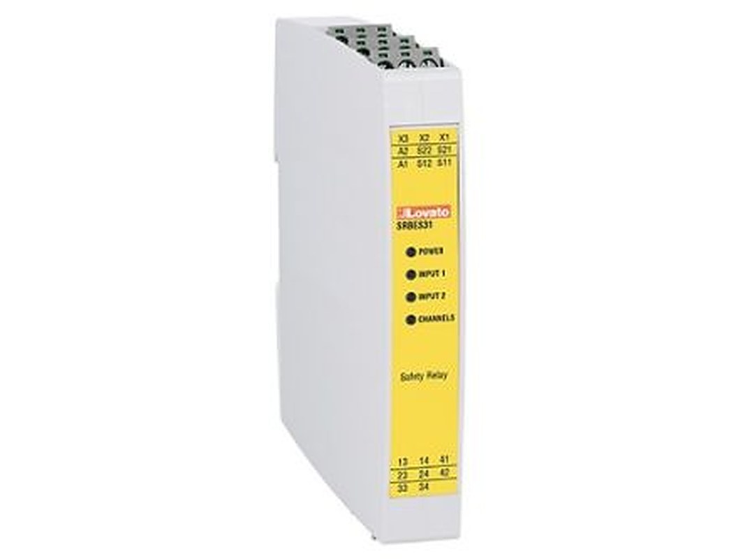Lovato SRB, 24V ac/dc Safety Relay, 4 Safety Contacts