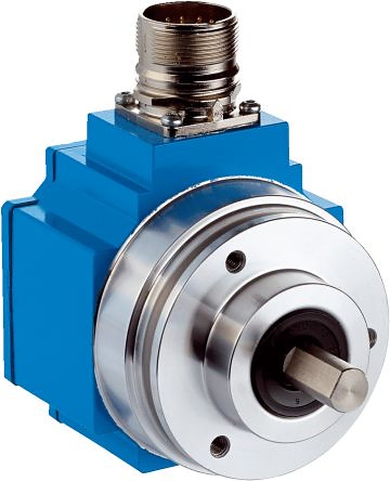 SICK SRS/SRM50 Series Absolute Rotary Encoder 12V dc, 1024 ppr ppr, Binary Signal, Solid Type, 10 mm Shaft