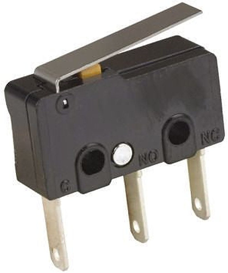 Omron Hinge Lever Micro Switch, Tab Terminal, 100mA, SPDT, IP40