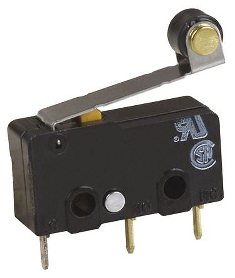 Omron Roller Lever Micro Switch, PCB Terminal Terminal, 100mA, 30 V dc, SPDT, IP40