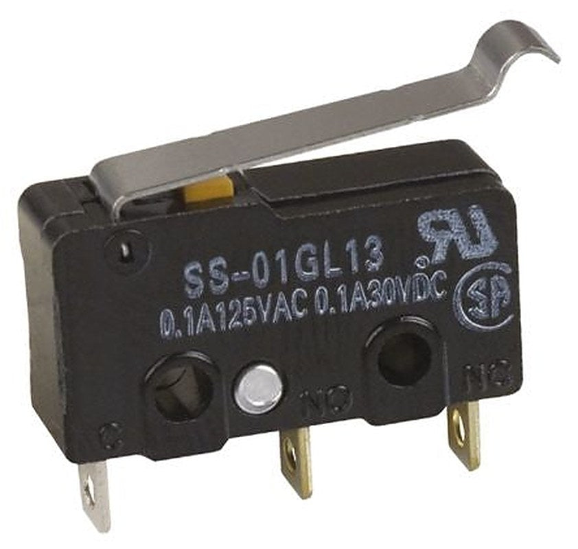 Omron Simulated Roller Lever Micro Switch, Solder Terminal, 10.1A, 250 V ac, SPDT, IP40
