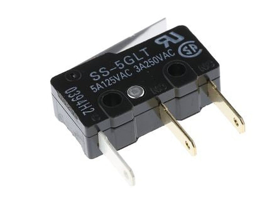 Omron Hinge Lever Micro Switch, Tab Terminal, 5A, 250 V ac, SPDT, IP40