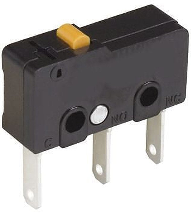 Omron Pin Plunger Micro Switch, Tab Terminal, 5A, SPDT, IP40