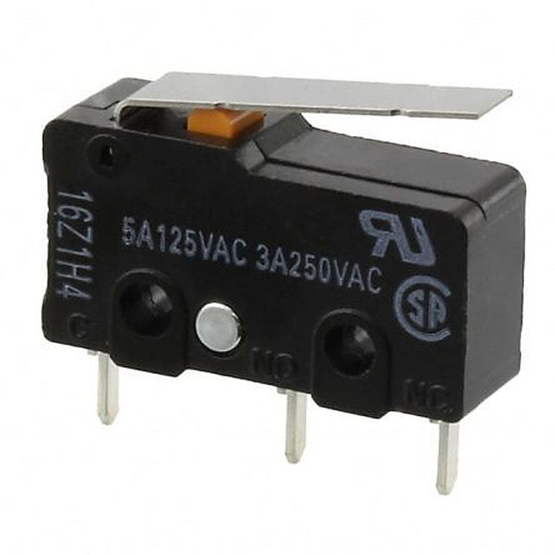 Omron SS-5 Series Pin Plunger Limit Switch, SPDT, IP40, Polybutylene Terephthalate Housing, 5A