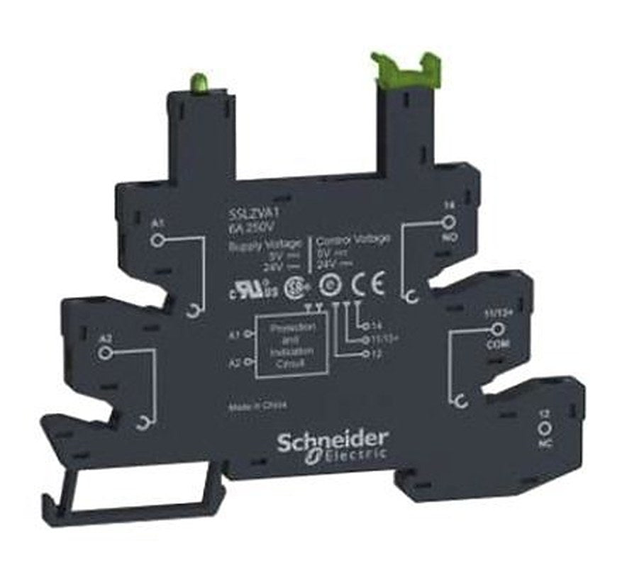 Schneider Electric Harmony Control DIN Rail Solid State Relay Mounting Kit, for use with SSL Relays