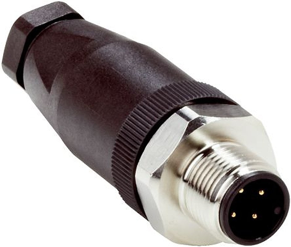 SICK Circular Connector, 4 Contacts, Cable, M12 Connector, Plug, Male, IP67, STE-1204 Series