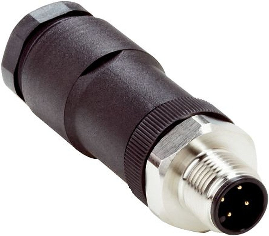 SICK Circular Connector, 4 Contacts, Cable, M12 Connector, Plug, Male, IP67, STE-1204-TN Series