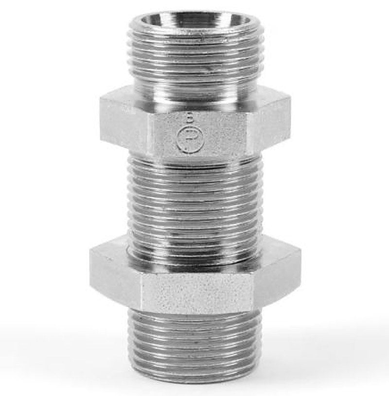 Parker SV16SCF Hydraulic Fitting Male 16 mm to Male 16 mm Steel