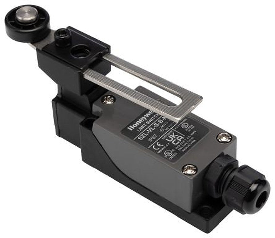 Honeywell SZL-VL Series Adjustable Lever, Side Rotary Limit Switch, SPDT, IP67, Metal Housing, 380V ac, 10A