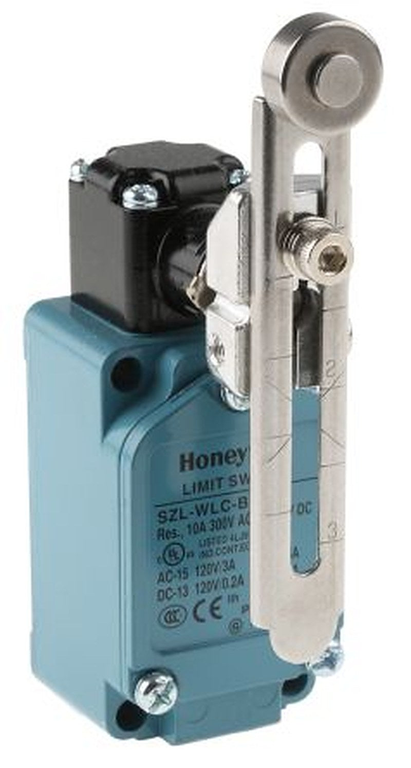 Honeywell Adjustable Roller Lever Limit Switch, IP67, Die Cast Aluminium Housing