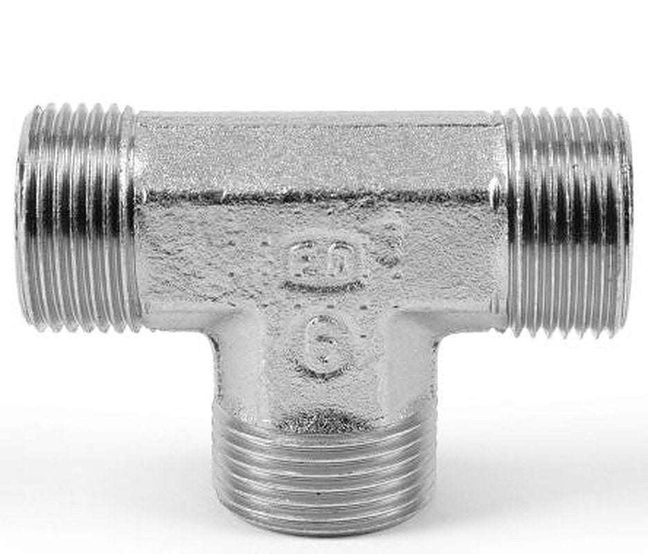 Parker T15LCF Hydraulic Fitting Male, Steel, 15 mm Hose ID