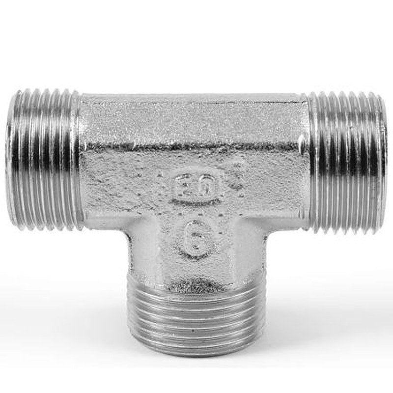 Parker T38SCFX Hydraulic Fitting Male, 24 °, Steel