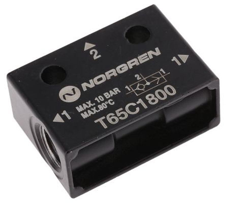 Norgren T65C series 10 bar Pneumatic Logic Controller with OR function
