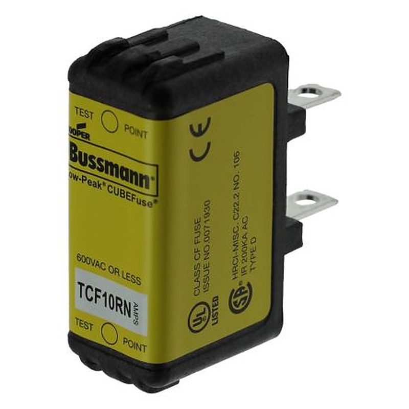 Eaton 10A NH Fuse 1 x 0.75 x 1.88 in 600 V ac, 300V dc