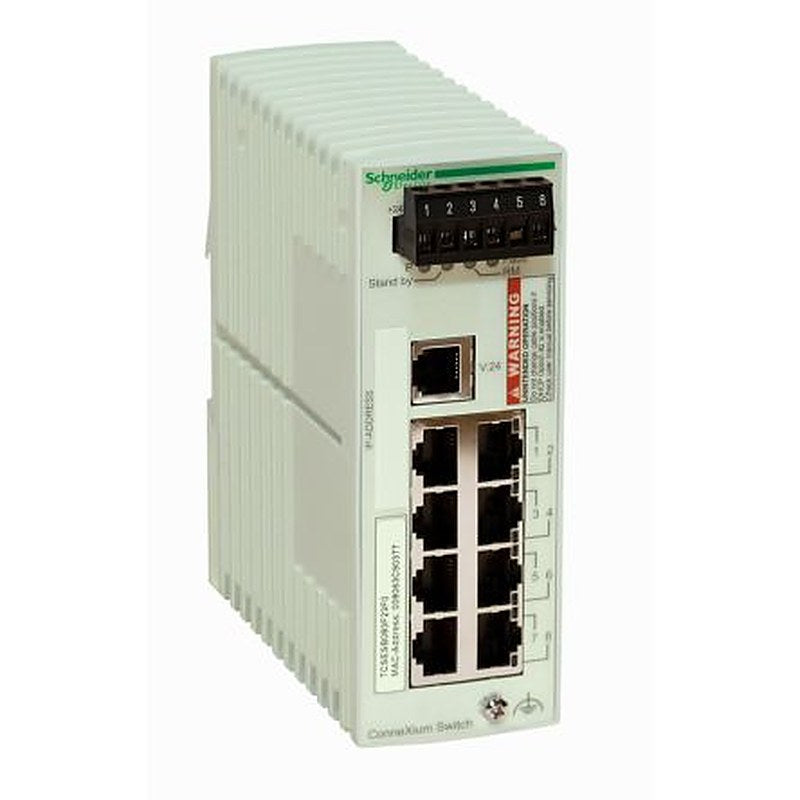 Schneider Electric TCSESB083F23F0 Managed 8 Port Managed Switch