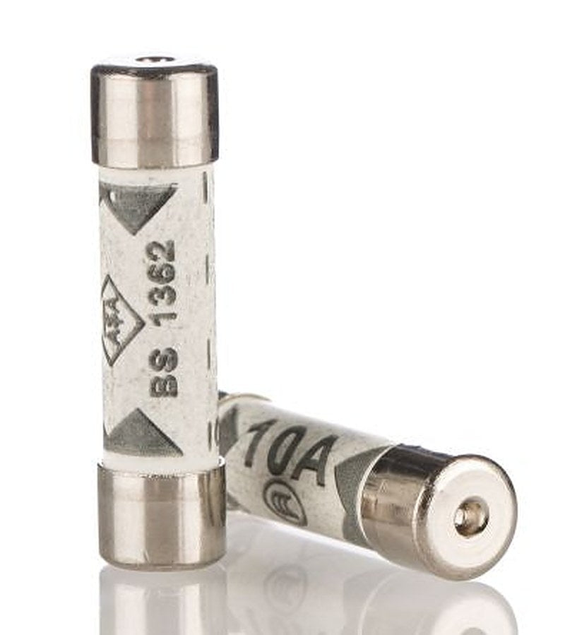Eaton 10A F Ceramic Cartridge Fuse, 6.3 x 25 mm