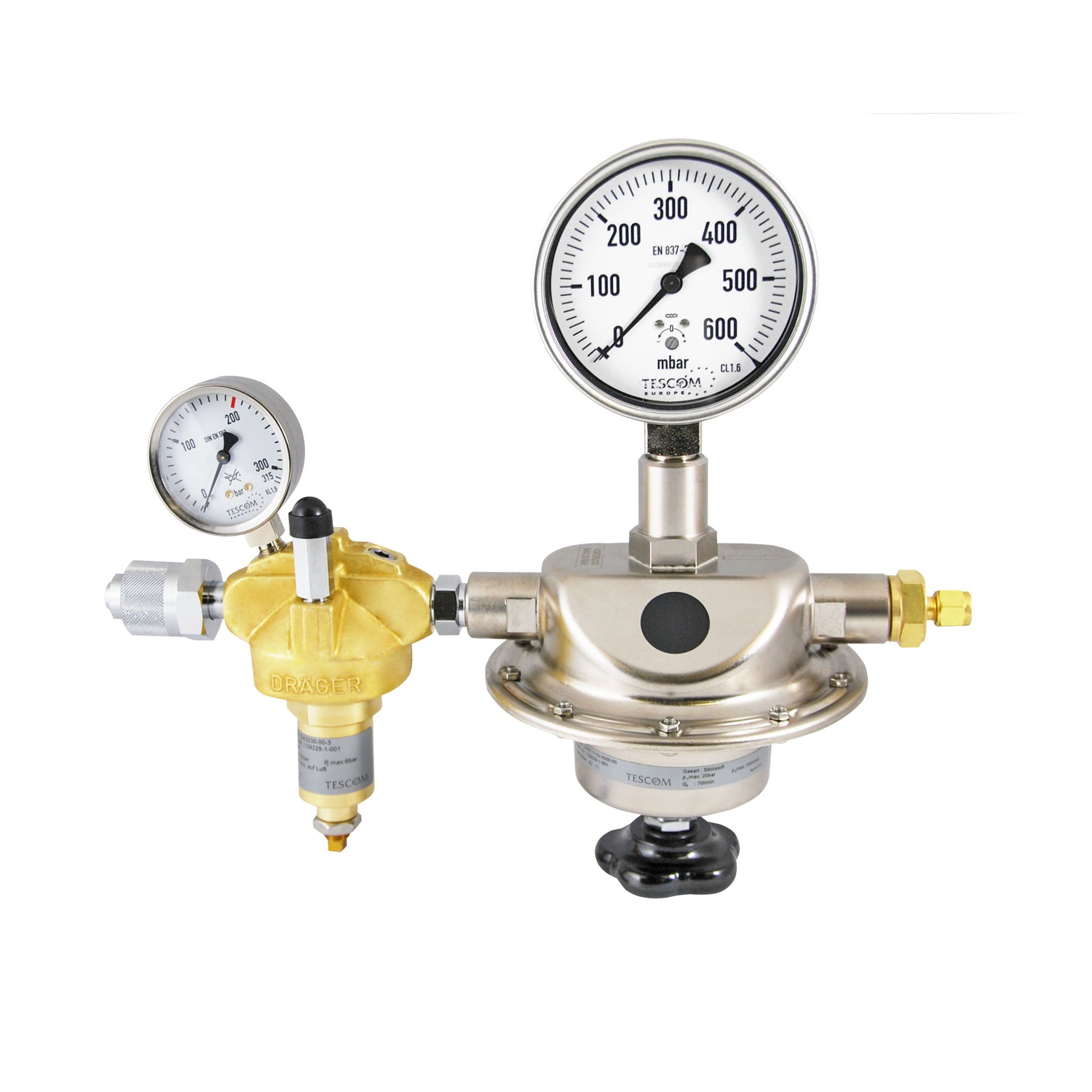 TESCOM Labo Doppelregulus Pressure Regulator