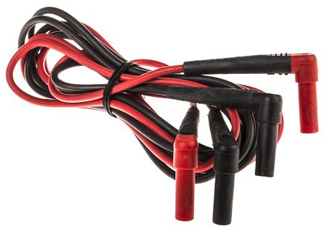 Fluke TL222 Silicone Test Lead Set, CAT IV, CAT III, 10A