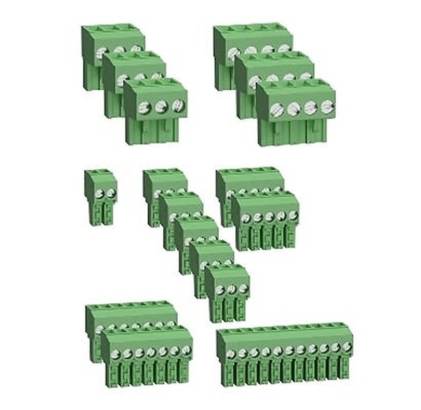 Schneider Electric Modicon M171 M172 M173 Series PCB Terminal Block, 12-Contact, Screw Screw