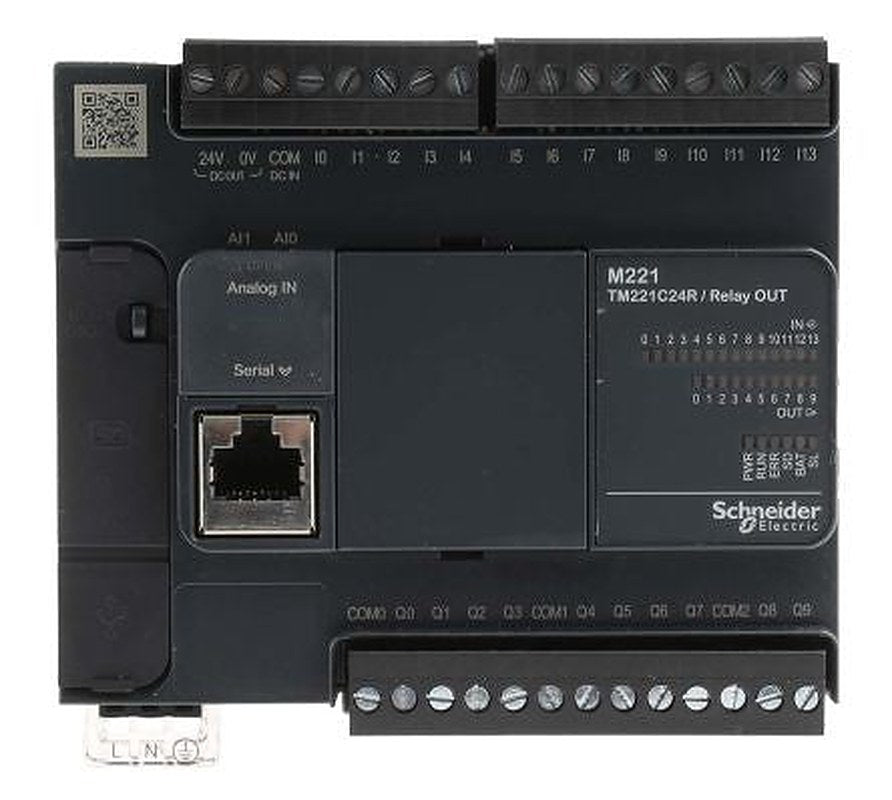 Schneider Electric Modicon M221 Series PLC CPU, Digital Output, 16-Input, Analogue Input
