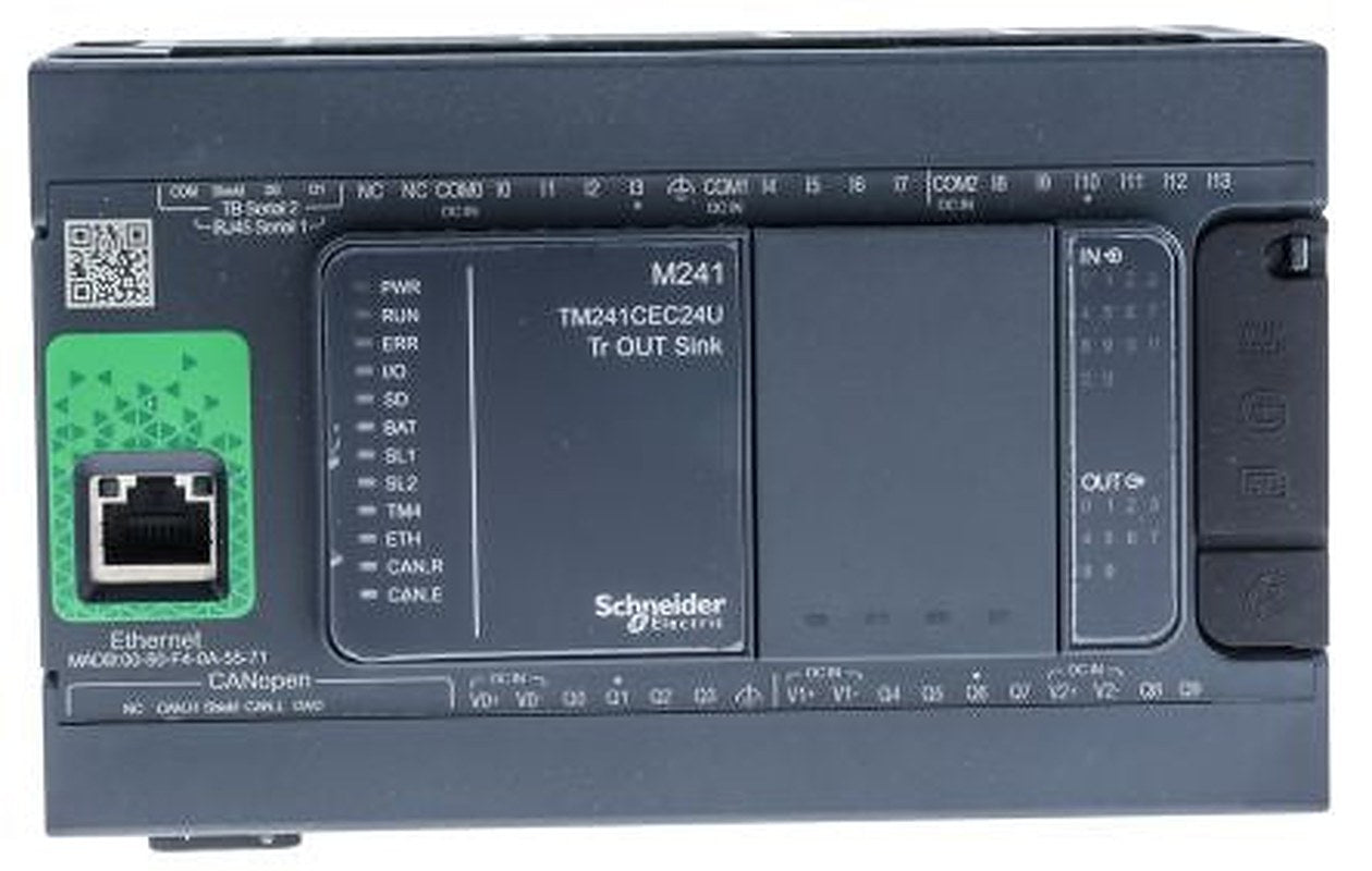 Schneider Electric Modicon TM Series PLC CPU, Transistor Output, 14-Input, Discrete Input