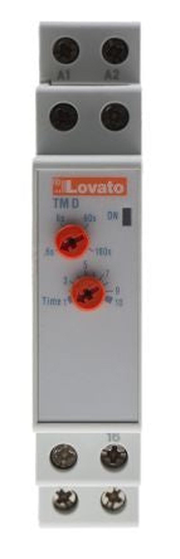 Lovato DIN Rail Timer Relay, 2-Contact, 12 to 240 V dc 24V ac, 240 V ac, 0.06 to 180 s, Multifunction-Function, SPDT