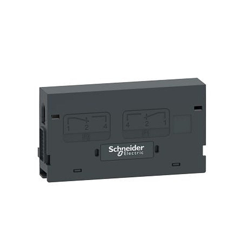 Schneider Electric Auxiliary Contact Module, 2 Contact, 2 NO/2 NC, TransferPacT, 6 A, 250V, TPSAUX32