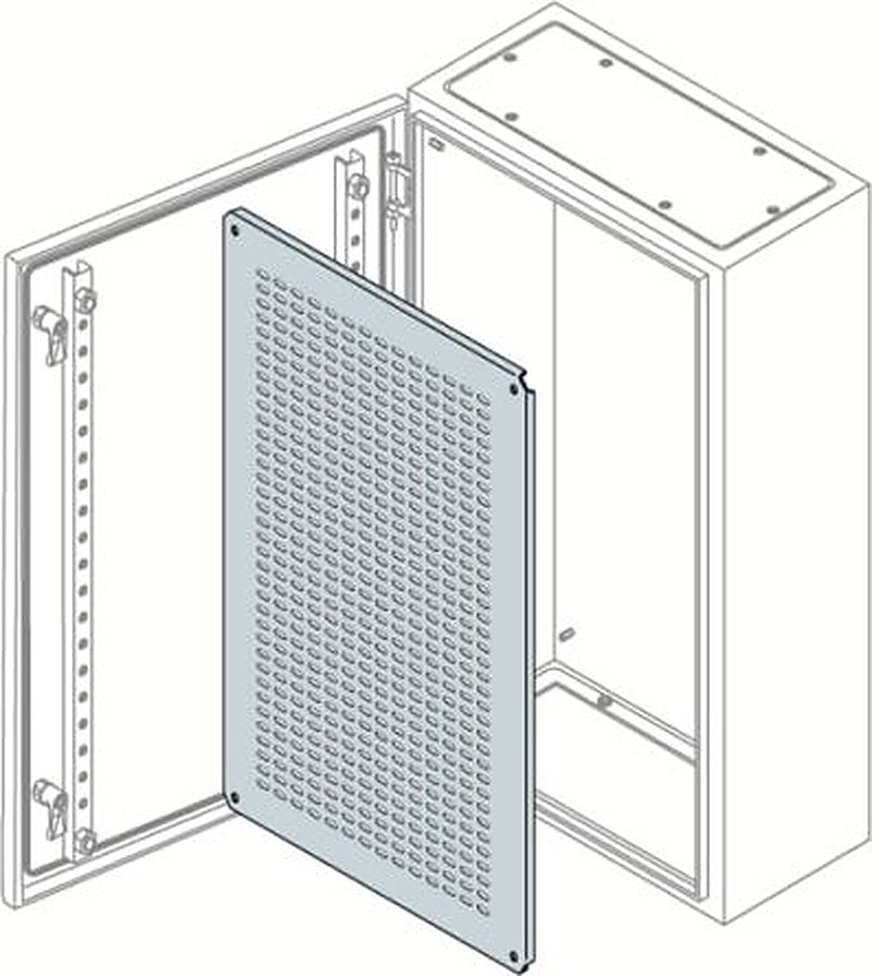 ABB Steel Galvanised Mounting Plate, 300mm W, 300 mm L for Use with Enclosure