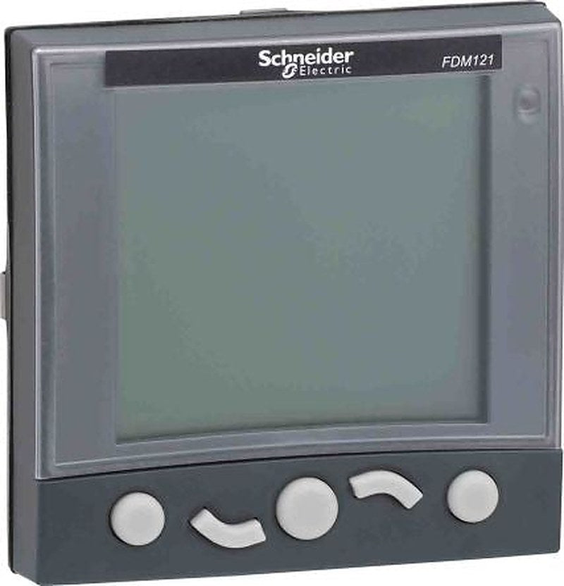 Schneider Electric TRV00121 Front Display Module FDM 121 96 x 96 mm LCD Display Module for Masterpact, PowerPact Circuit