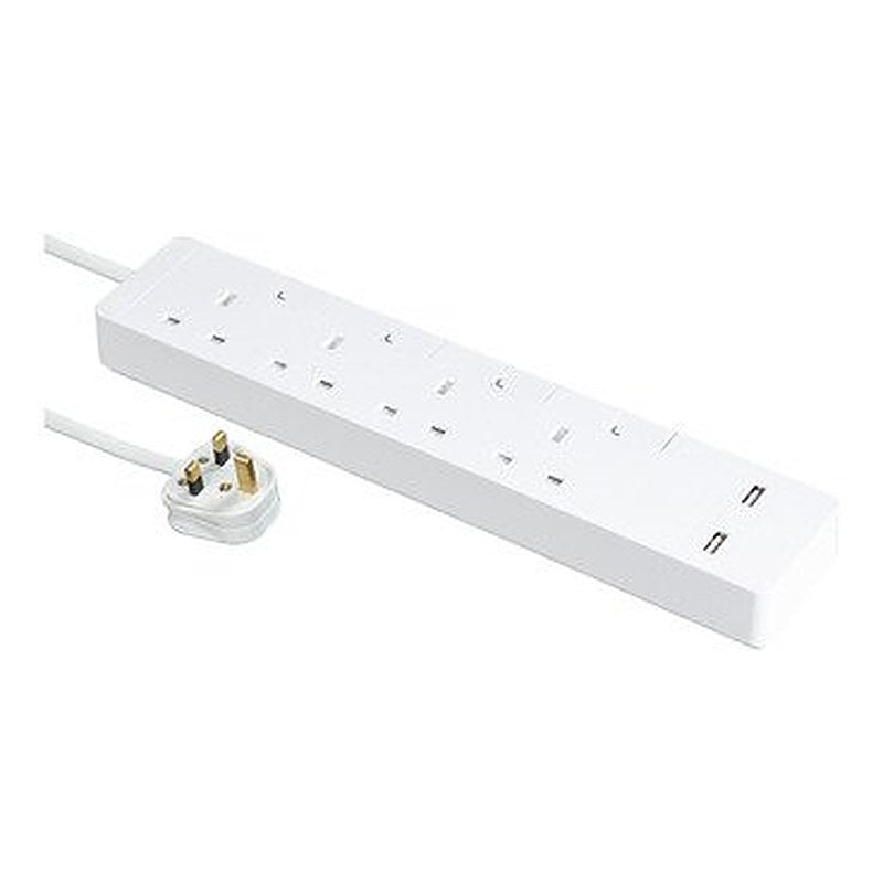 Trailing socket, AvatarOn, with individual switch & USB, 4 gang, 3M, white (Trailing socket AvatarOn) is a Schneider Electric product. Designed for reliable performance and long service life. Available across Iraq — contact us for pricing and delivery options.