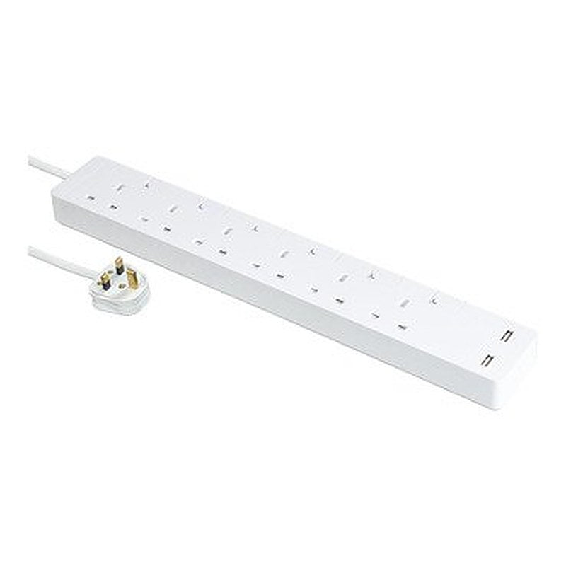 Trailing socket, AvatarOn, with individual switch & USB, 6 gang, 3M, white (Trailing socket AvatarOn) is a Schneider Electric product. Designed for reliable performance and long service life. Available across Iraq — contact us for pricing and delivery options.
