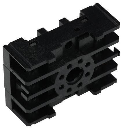 Omron G4Q 2 Way 250V ac DIN Rail Relay Socket, for use with H3CR Solid State Timer
