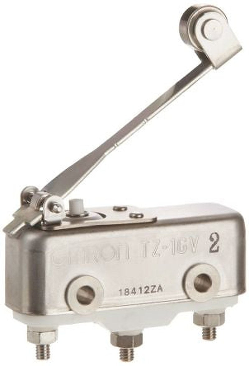 Omron TZ Series Roller Lever Limit Switch, SPDT, IP00, Ceramic Housing, 250V ac, 1A