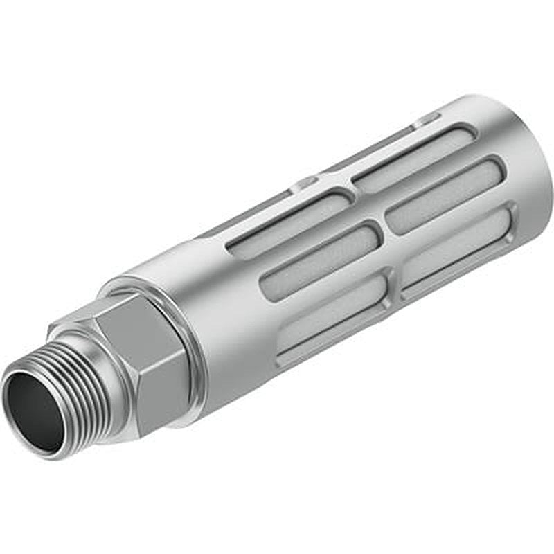 Festo U Aluminium Pneumatic Silencer 10 bar Threaded