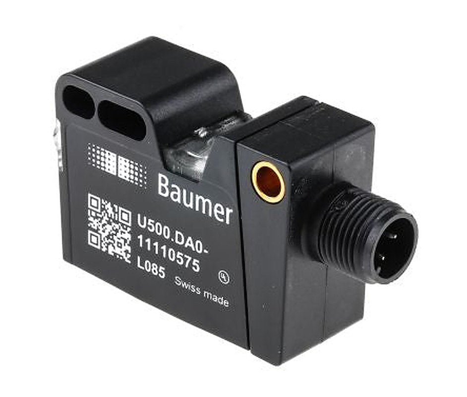 Baumer U500.DA0-AA1B.72O Block Ultrasonic Proximity Sensor, M12 x 1 1000 mm 38mA 4 to 20 mA 30V 30 V dc
