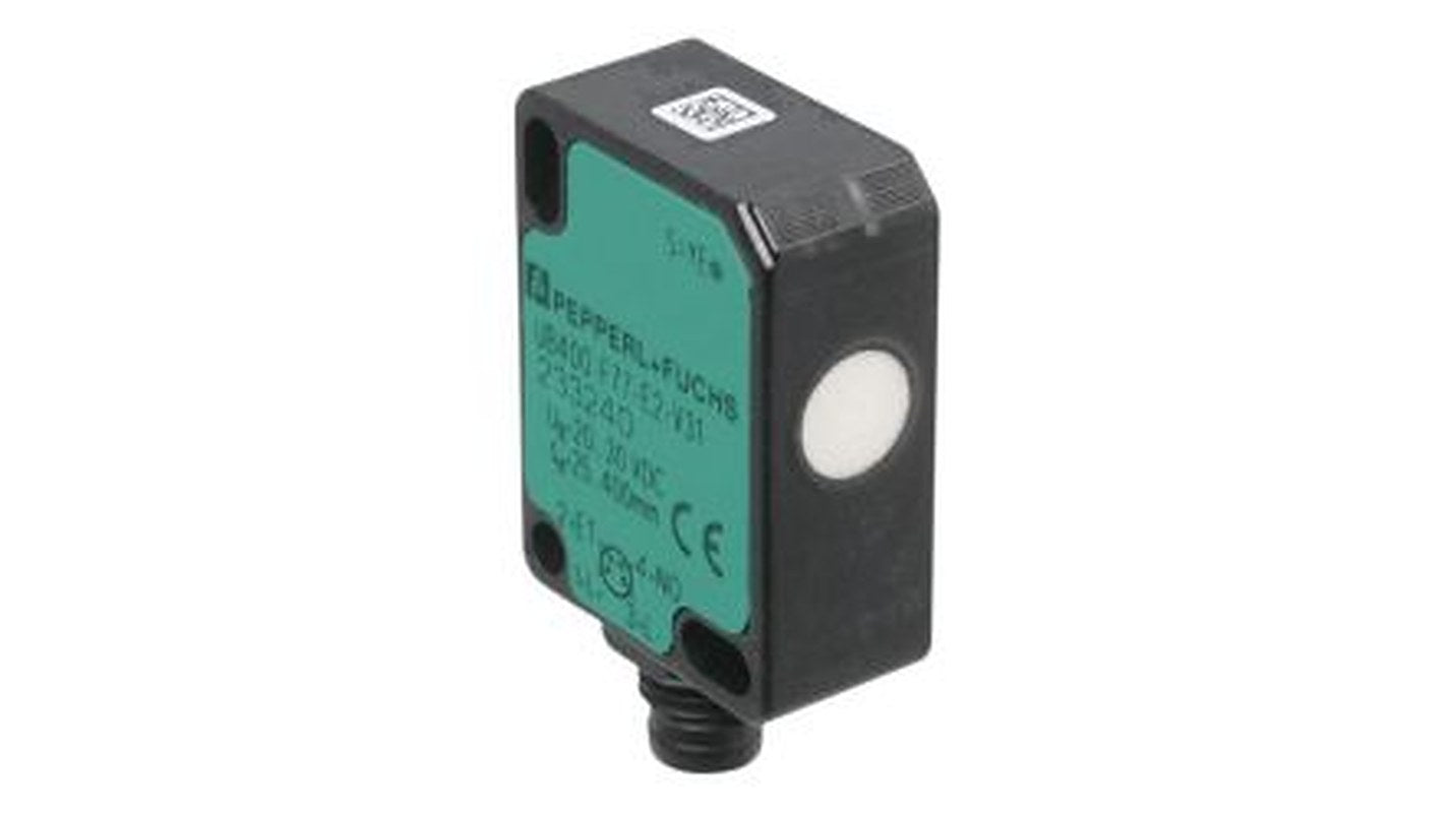 Pepperl + Fuchs UB100-F77-E2-V31 Ultrasonic Proximity Sensor UB, M8 100 mm 200mA PNP 30V dc 30 V dc