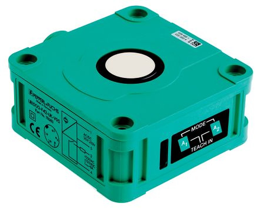 Pepperl + Fuchs UB1500-F42-UK-V95 Block Ultrasonic Proximity Sensor, 7/8 in-16 UN 2A 1500 mm 3A 1 Relay 253V 253 V ac 20