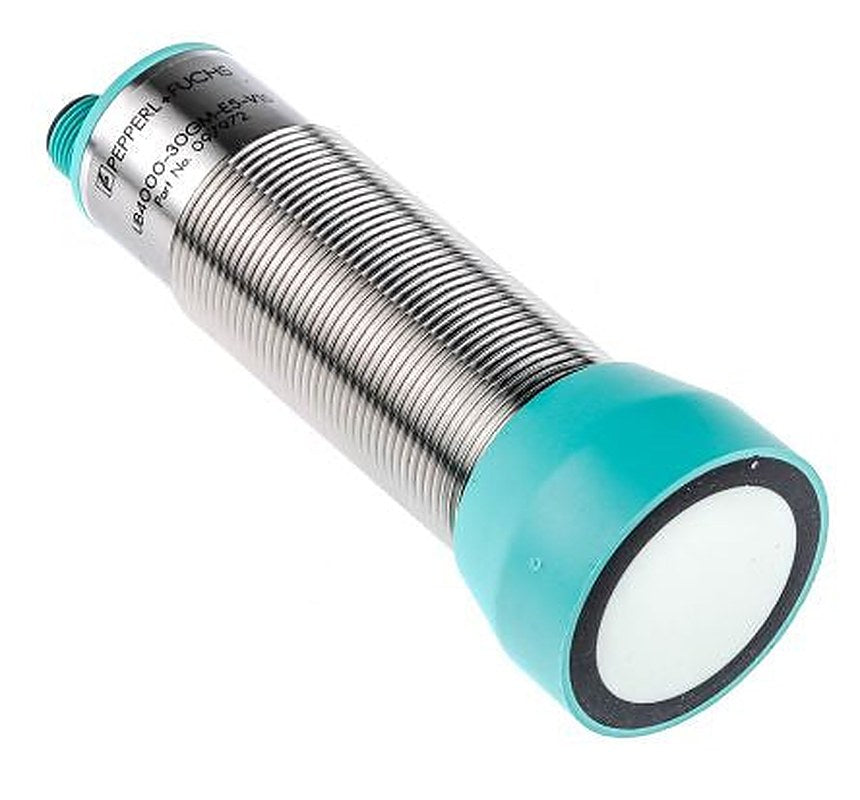 Pepperl + Fuchs UB4000-30GM-E5-V15 Threaded Barrel Ultrasonic Proximity Sensor, M30 x 1.5 4000 mm 200mA PNP 30V 30 V dc