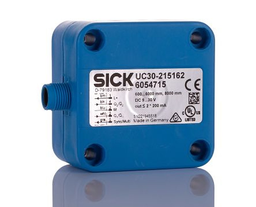 SICK UC30-215162 Block Ultrasonic Proximity Sensor UC30, M12 6 m 200mA PNP 30V 30 V dc