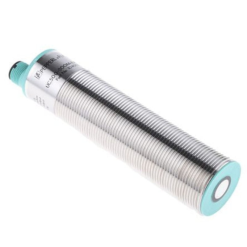 Pepperl + Fuchs UC500-30GM-IUR2-V15 Threaded Barrel Ultrasonic Proximity Sensor UC500, M30 500 mm 20mA Analogue 30V 30 V